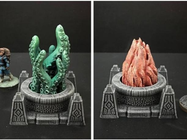 Sisipan scrying pool RPG 3D Printable Terbaik untuk Tabletop Fantasy