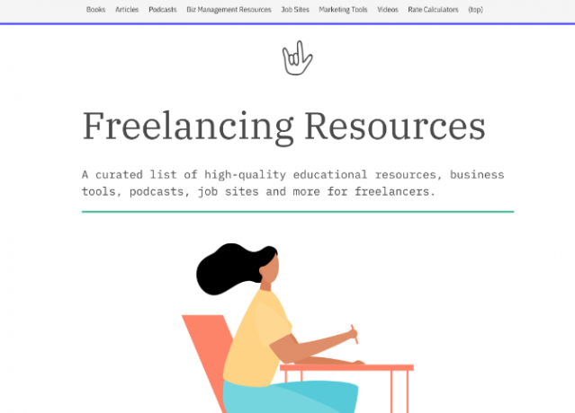 We Freelancing adalah daftar buku, podcast, artikel, aplikasi, dan sumber daya lainnya yang dikuratori untuk freelancer