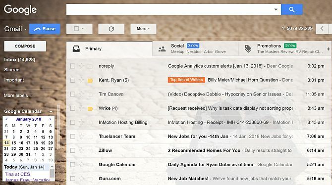 masalah dengan produk google - gmail