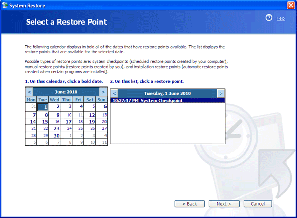 mengembalikan sistem windows