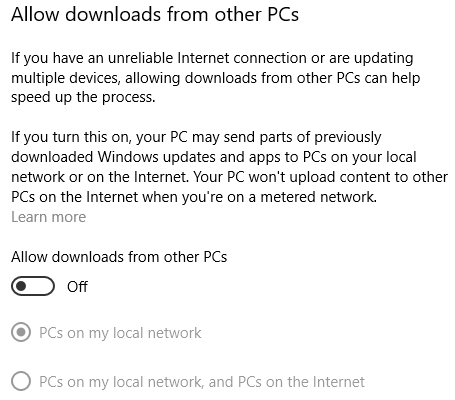 Pembaruan Pengiriman Pembaruan Windows