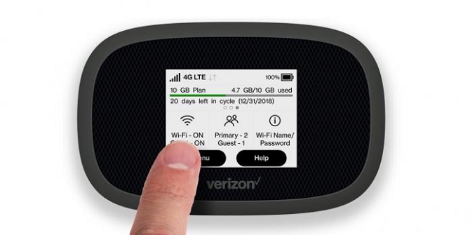 Perangkat hotspot wifi Verizon Jetpack MiFi 8800L