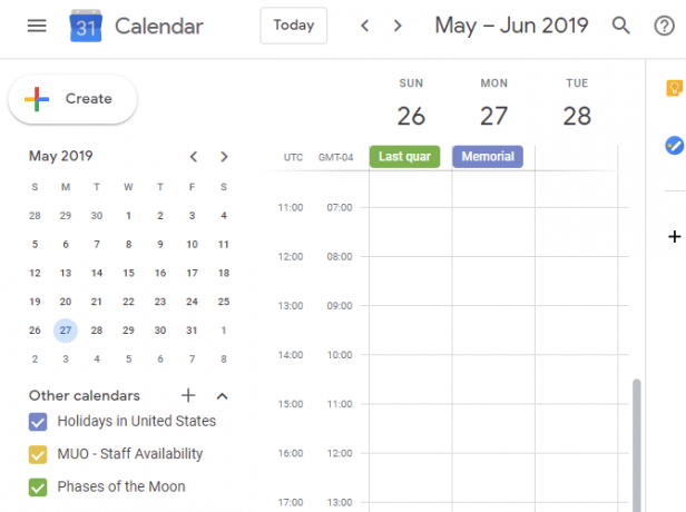 Kalender Google Fase Bulan