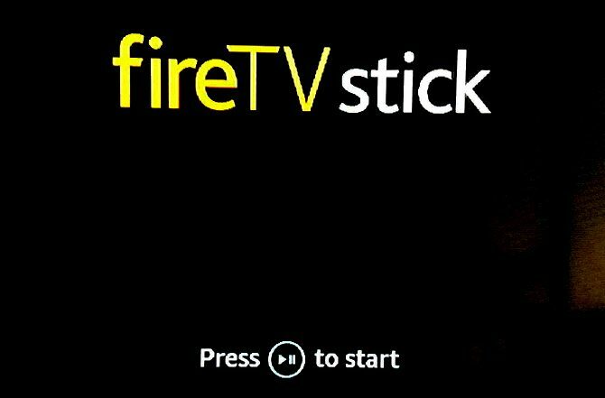 Mulai layar untuk mengatur Amazon Fire TV Stick setelah memasangkan jarak jauh
