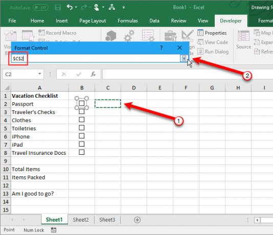 cara membuat daftar periksa di excel seperti pro