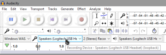 Windows audacity merekam sistem audio