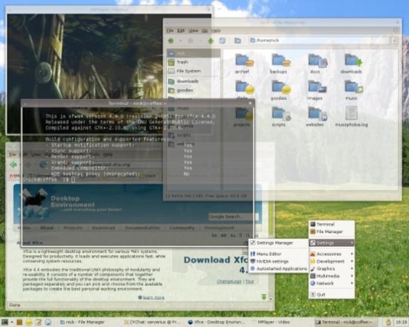 lingkungan desktop linux