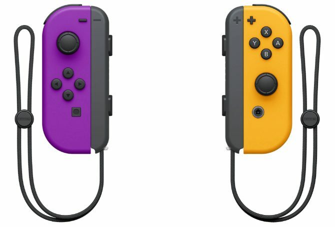 Nintendo Purple dan Orange Joy-Cons
