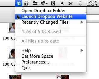 berbagi foto dropbox