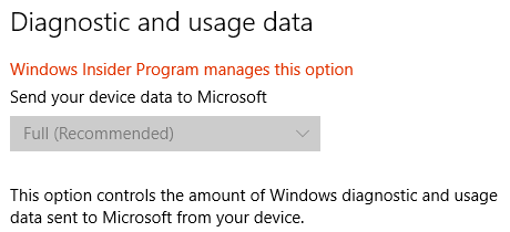 Data Diagnostik dan Penggunaan Windows 10