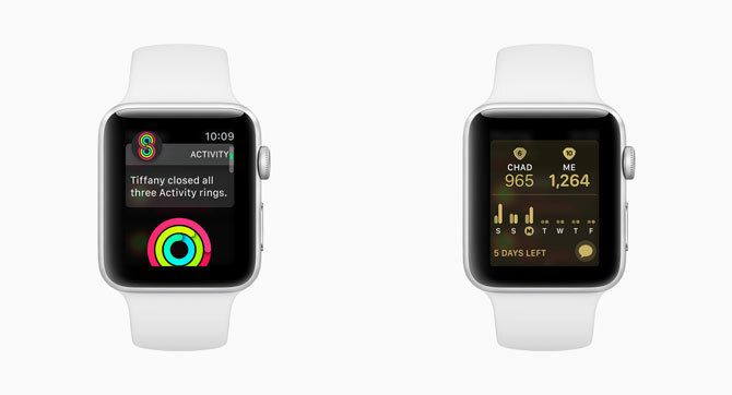 watchOS 5 Kompetisi Aktivitas