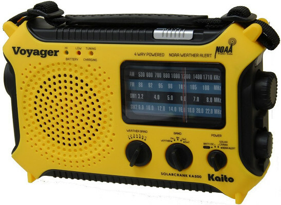 10 Gadget yang Harus Dimiliki untuk Melindungi Anda Terhadap Bencana Alam radio darurat