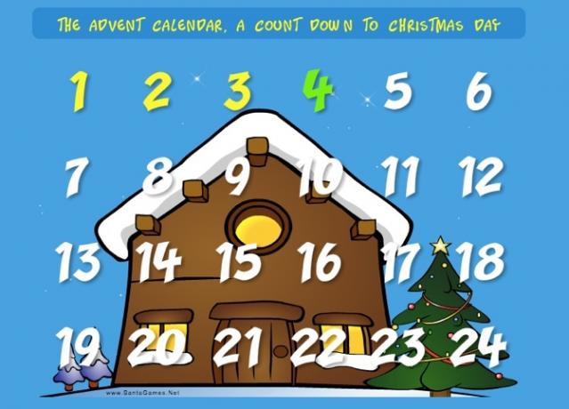 Kalender Adven Santa