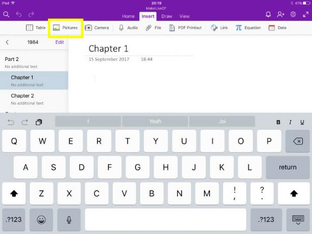 notebook onenote