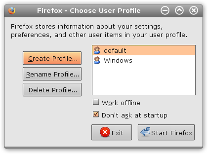 Bagikan data Firefox Anda di Profil Sistem Operasi & Komputer