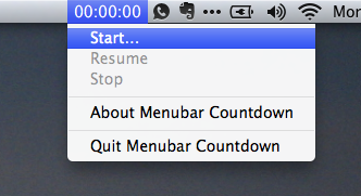 Pimp Menu Bar Mac Anda Dengan Tweaks & Aplikasi Terbaik menu menubarcountdown