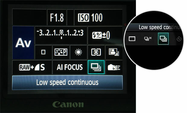 Drive Mode - DSLR