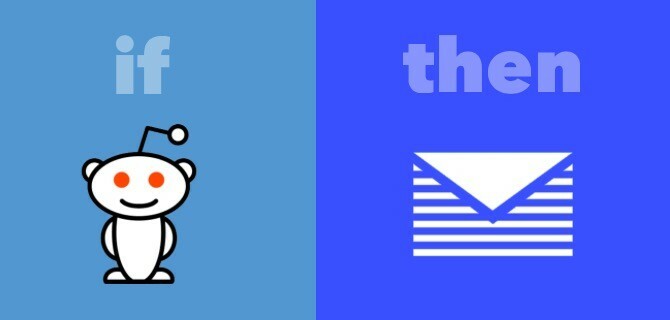 Reddit ke Emailkan Resep IFTTT