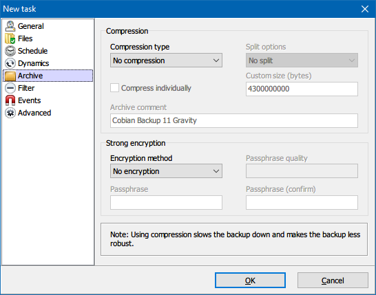 Panduan Pencadangan dan Pemulihan Windows, cadangan windows cobian 5