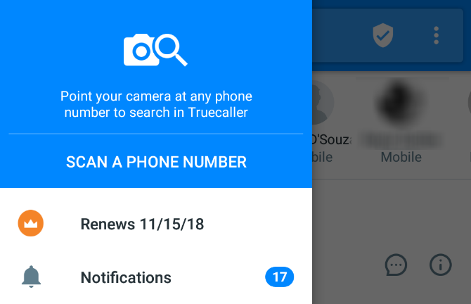 Nomor Pencarian Truecaller