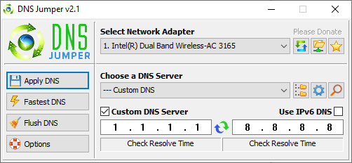 Alat uji dns Jumper DNS