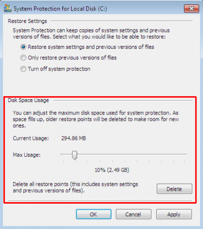 Konfigurasikan ruang disk di Windows 7