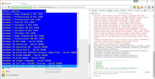Microsoft Tech Bench Unduh Windows