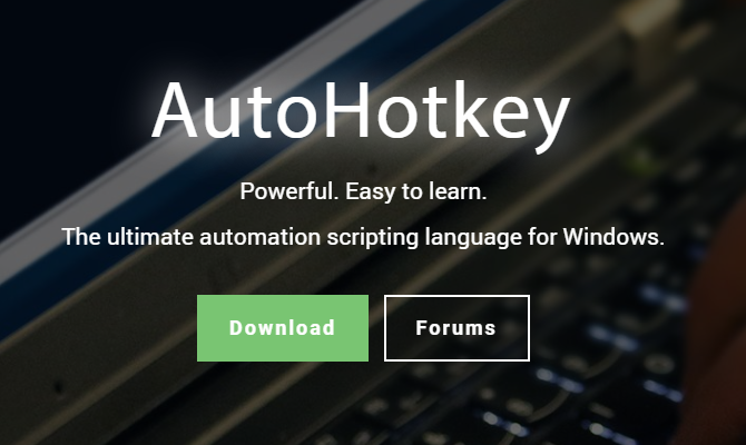 AutoHotkey - bahasa skrip pintas