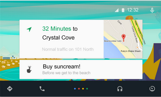 android-auto-main-screen