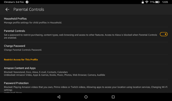 Panduan Tablet Amazon Fire Tidak Resmi Anda muo android amazonfireguide parentalcontrols1