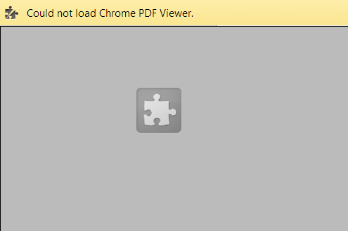 pdf chrome gagal