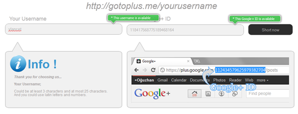 google plus username