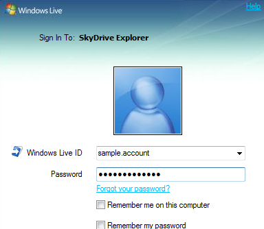 Mudah Mengelola File Di Windows Skydrive Anda Dengan login Skydrive Explorer