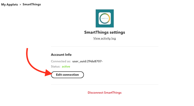 Cara Mengatur dan Menggunakan koneksi edit Sistem Samsung SmartThings Anda ke ifttt