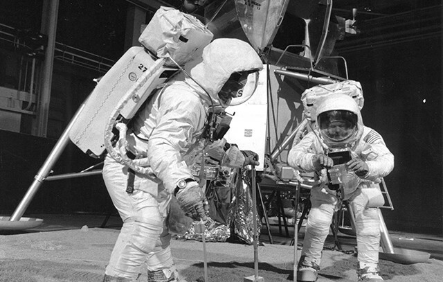 Apollo 11 Crew Selama Latihan Latihan