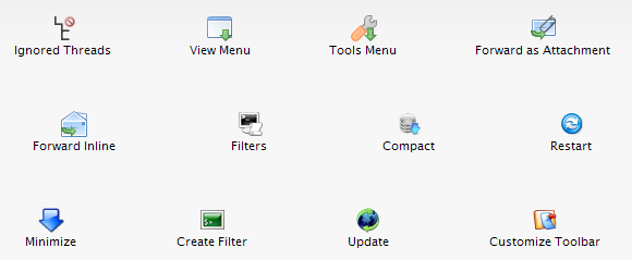 10 Tombol Must-Have Toolbar untuk Thunderbird 3 ToolbarButtons11