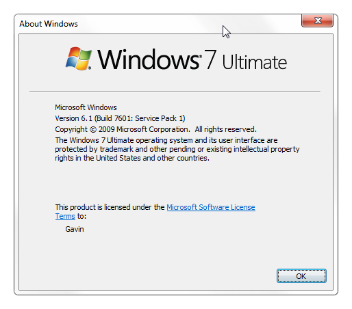 WinVer Versi Windows