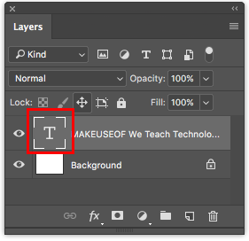 Cara Menambahkan dan Mengedit Teks di Panel Photoshop Layers Adobe Photoshop