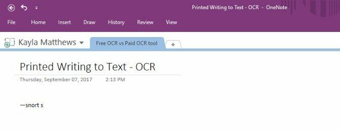 pengenalan karakter optik onenote