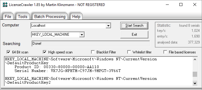 3 Cara Memulihkan Nomor Seri di Windows LicenseCrawler 670x300