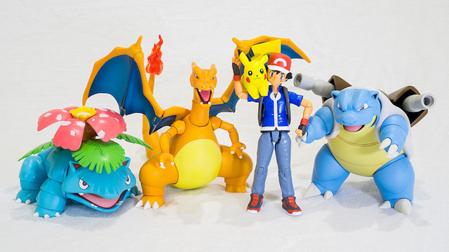 Tokoh Tertagih Pokemon Venusaur Charizard Pikachu Ash Blastoise