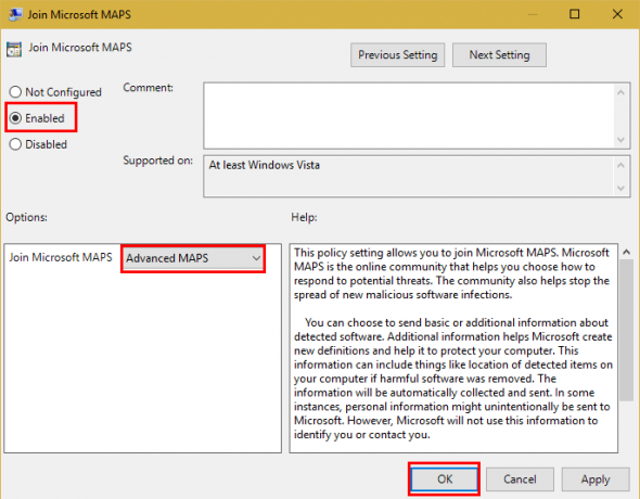 Jadikan Windows Defender Lebih Efektif dengan Membalik Satu Pengaturan Microsoft MAPS GPEdit