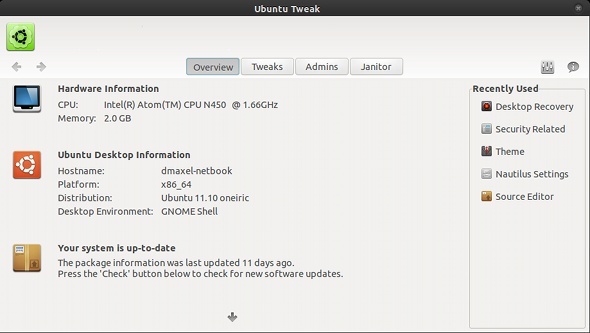 ubuntu tweak