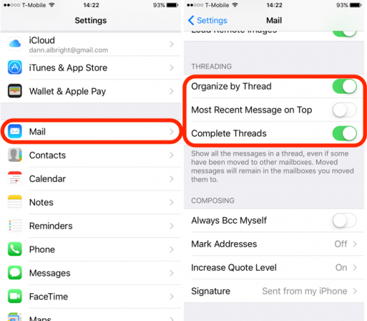 iOS 10 Fitur Mail Threading