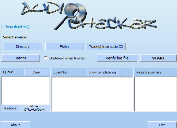 Audiochecker - Periksa Asal File Musik Anda ACK Start