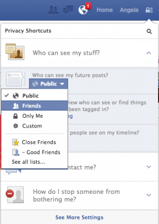 Privasi Posting Facebook