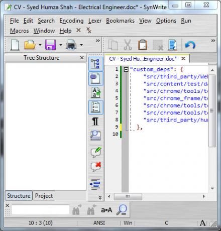 SynWrite: Alternatif Notepad Untuk Mengambil Catatan & Mengedit Kode Pemrograman synwrite