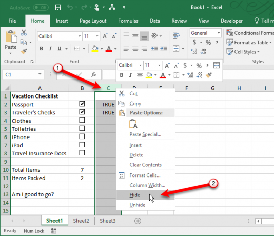 cara membuat daftar periksa di excel seperti pro