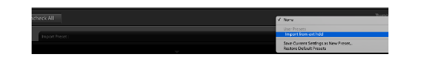 Preset Impor Lightroom