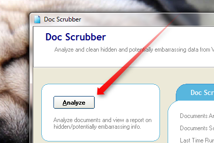 Cara Scrub Metadata Dari Word Documents [Windows] docscrubber menganalisis